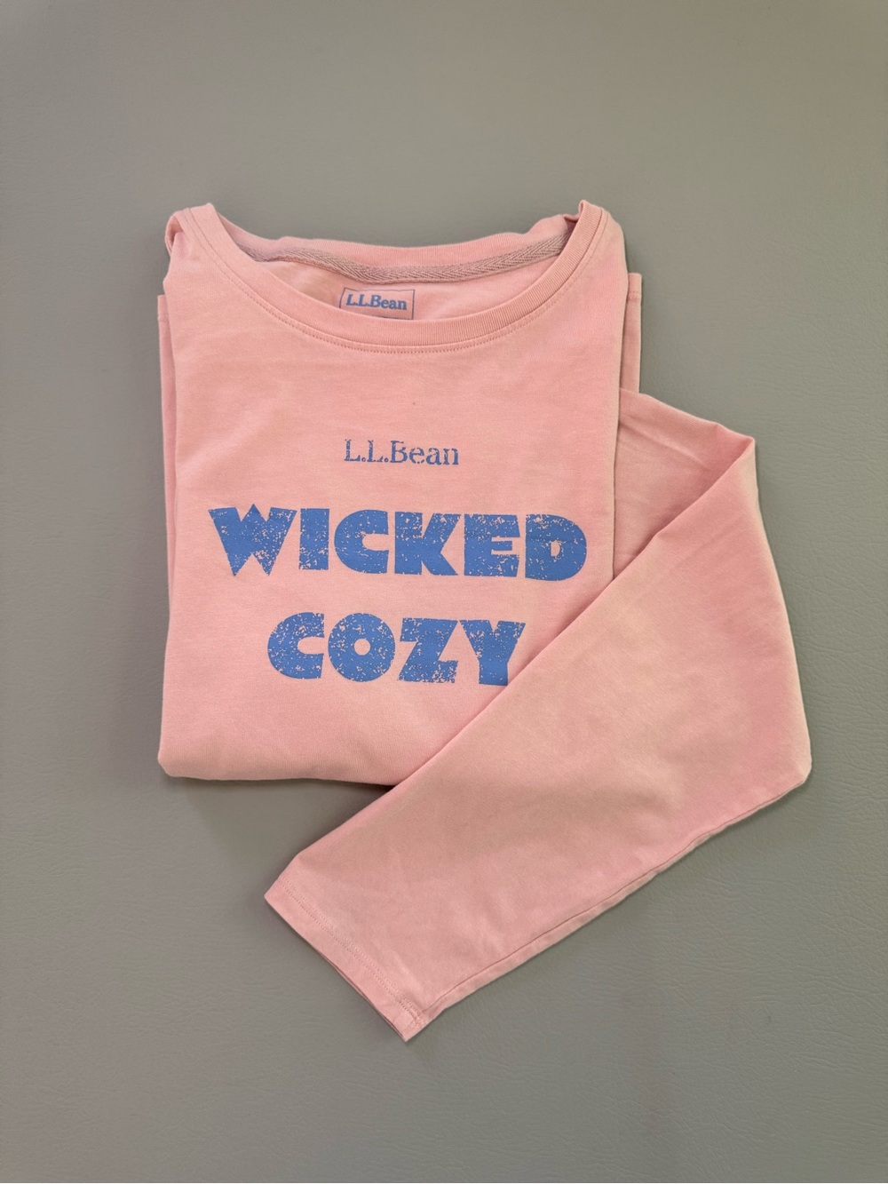 L.L.Bean Women’s Wicked Cozy Long Sleeve T-Shirt size Medium